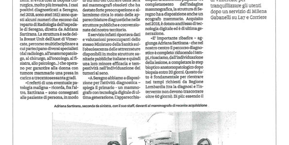 Radiologia centro d’eccellenza dell’attività senologica